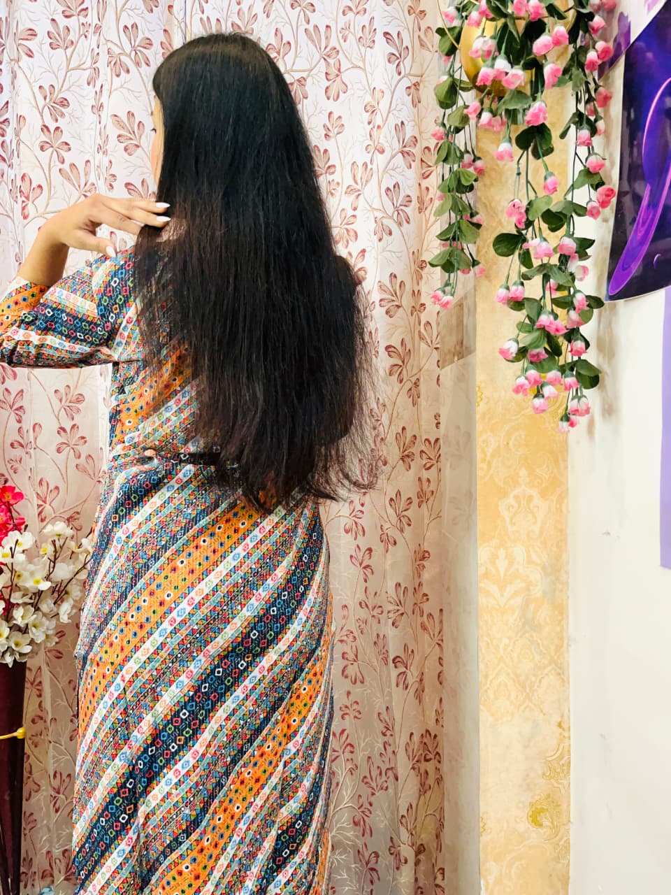 Tiya Geometric Print Kurti